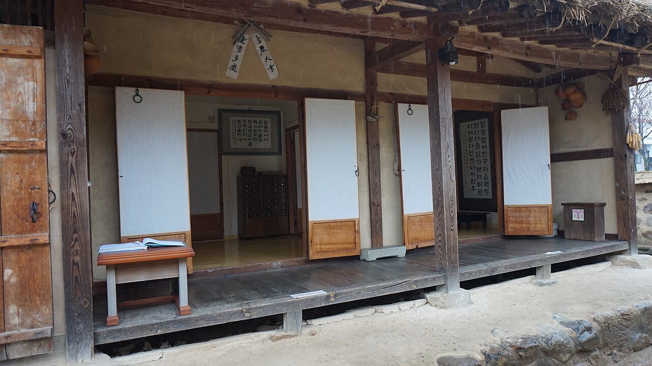 충북 옥천 정지용 시인 생가 초가집 실제 풍경