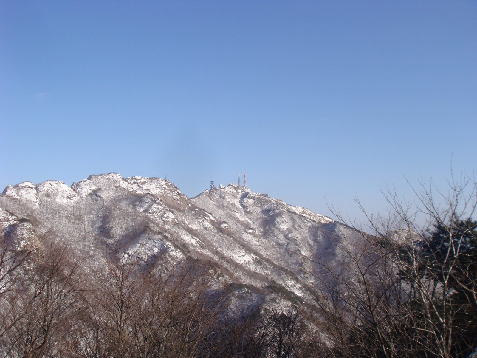 계룡산 풍경