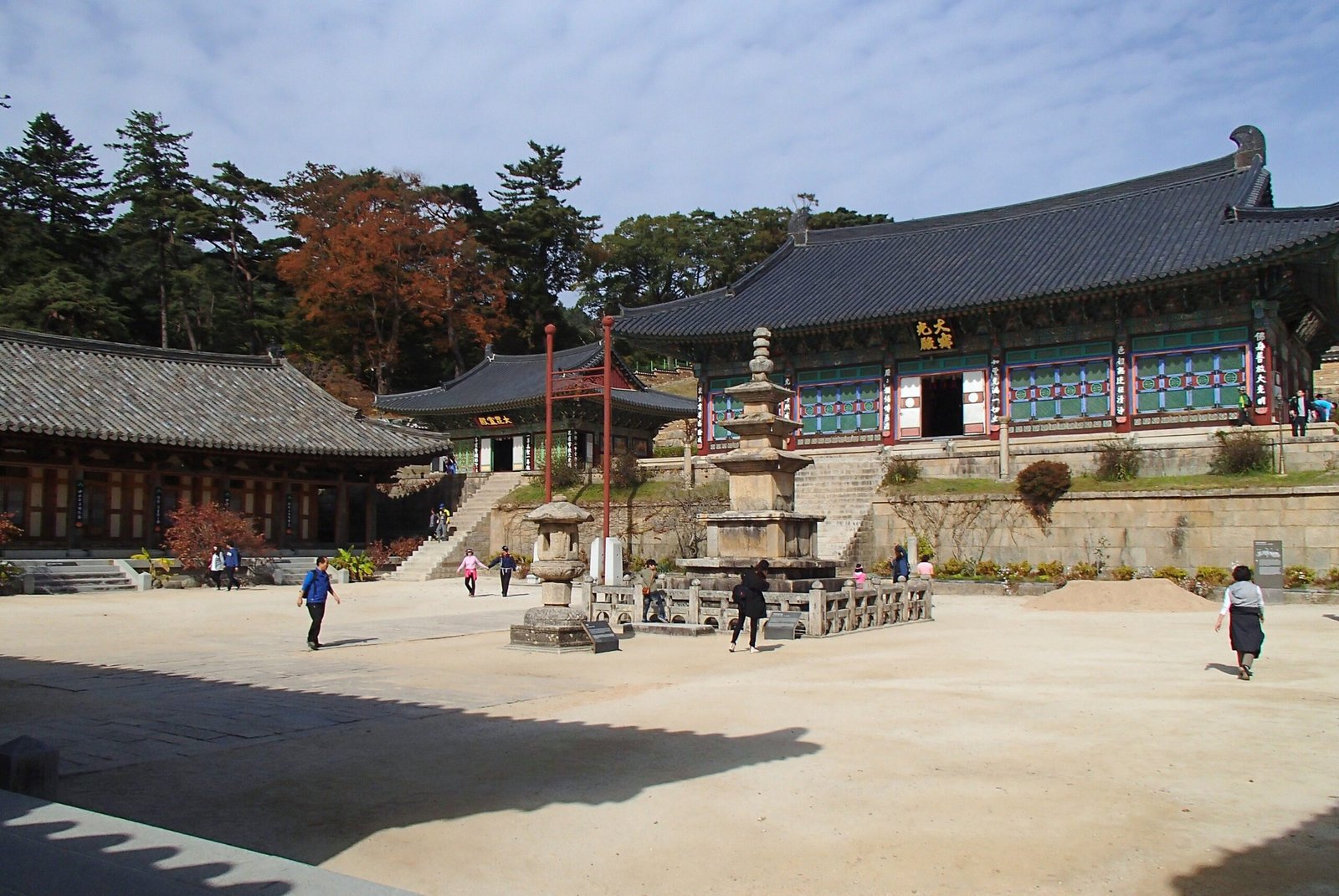 해인사 중심 경내와 전각