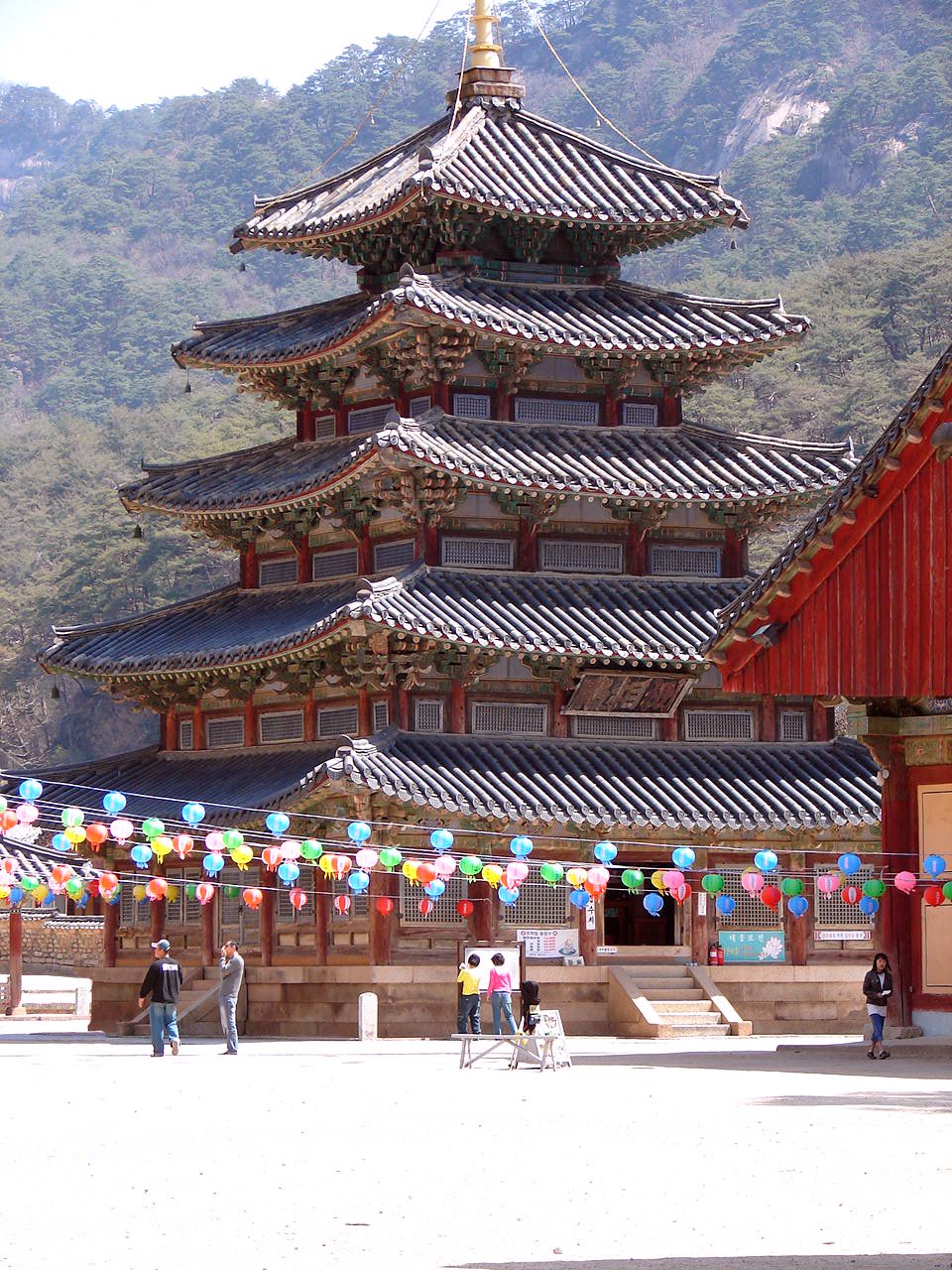 법주사 법주사 국보 팔상전